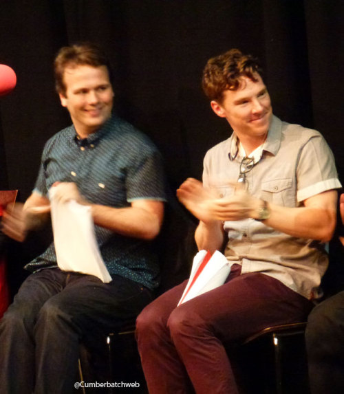 cumberbatchweb:Benedict Cumberbatch, Roger Allam, John Finnemore, Anthony Stewart Head &amp; cast at