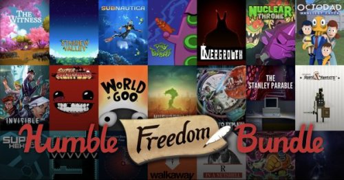 SUP! it’s my birthday this week and i’m giving away a copy of the humble freedom bundle! if you’re i