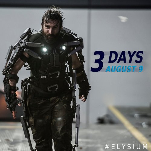 Kruger’s hunt for Max begins in 3 DAYS. Are you ready for #Elysium? http://bit.ly/ElysiumTix