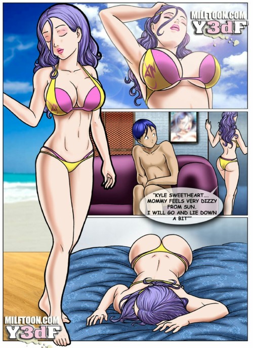 comicsexxx:  #MILFTOON Beach Adventure 1/7