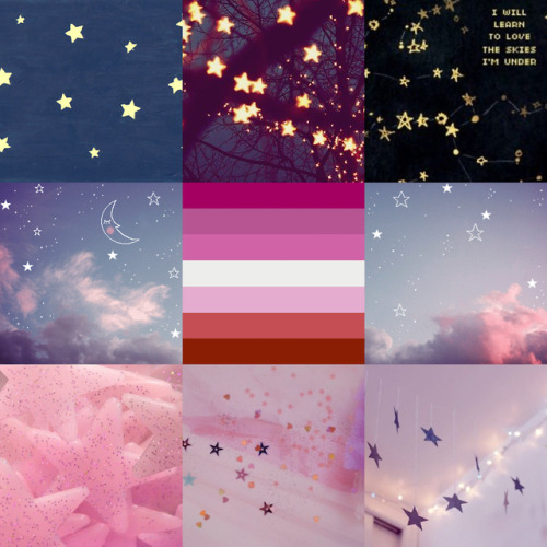 peachycloud-moods: Starry lesbian moodboard for @partiallystar -mod mylo 