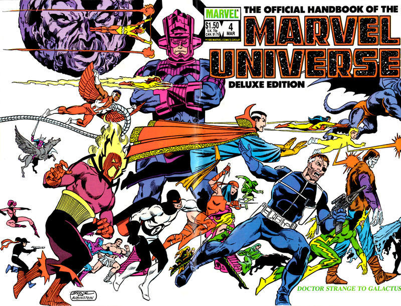 THE OFFICIAL HANDBOOK TO THE MARVEL UNIVERSE (1985-1986) - Earth's ...