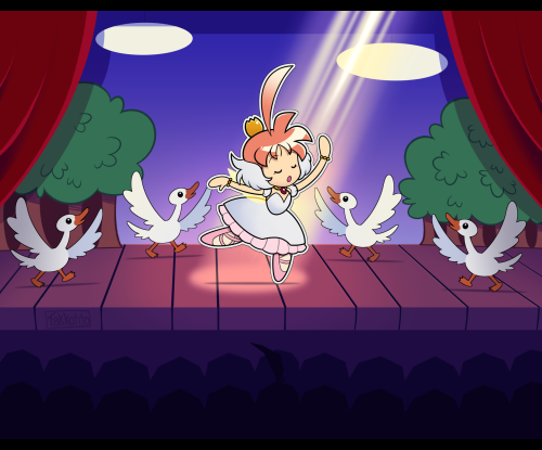 Paper Tutu and the Swan LakeSome princess tutu stuff for no reason, I had the first idea from playin