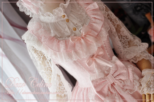 lovel-y-fashion: Dear Celine’s “The Bride” JSK in pink (pictured with blouse,