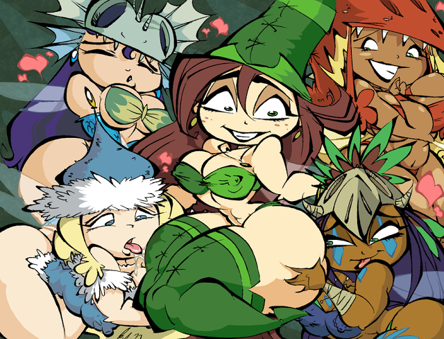 brendancorrism:  More old stuff, here’s the Bodacious Nymphs pics I did for Rayman