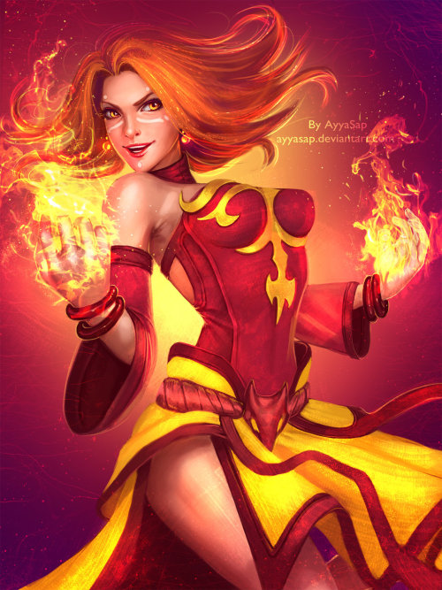 Porn Pics neatbender:Lina (DOTA 2) by AyyaSap