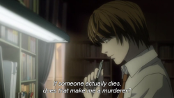 yourweeaboobs:if i murder someone am i a murderer  No way. That&rsquo;s impossible.