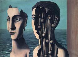 renemagritte-art:    The double secret (1927)   Rene Magritte   