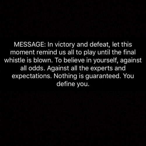 Beat the odds. Find motivation in the thrill of victory AND the agony of defeat. #whowillsurviveinam