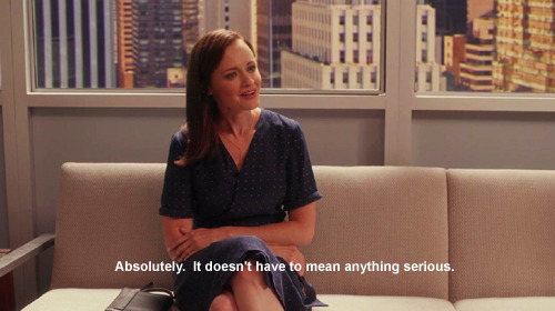 dollsome-does-tumblr:gilmore girls revival au | rory and paris are the ones having a fling that they