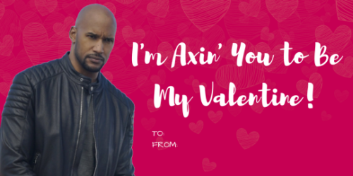 accio-the-force: ♥ Agents of SHIELD Valentines ♥ ↳ Agents + Friends &amp; Foes [mo