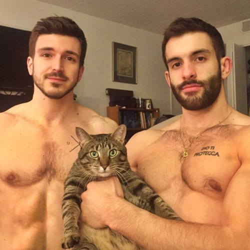 pecstacular:Meet swolemates and partners Justin and Nick. You’ve seen their sexy photos heat up the 