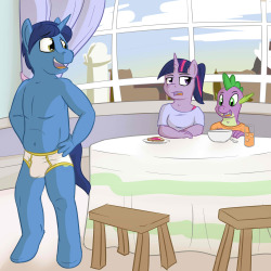 &Amp;Ldquo;Good Morning Everyone,&Amp;Rdquo; Crescent Sparkle Greeted His Family