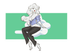 junyois: Sexy cloud office lady