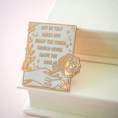 sosuperawesome:Literary Enamel PinsLiterary Emporium on EtsySee our #Etsy or #Enamel Pins tags