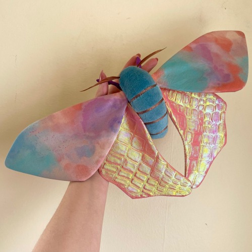 sosuperawesome:Fabric Moths / Bumble BeesMolly Burgess on Etsy