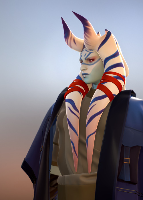 Ivar Sabi, the not so nice jedi. Dread Vaas really hates this guy for reasons. Rendered in Marmoset.