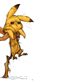 shoomlah:  something I have desperately wanted to know since I was a kid, and am legitimately hoping the Detective Pikachu movie will answer for me: are pikachus actually tiny little things underneath all that fur and would they look like a drowned rat