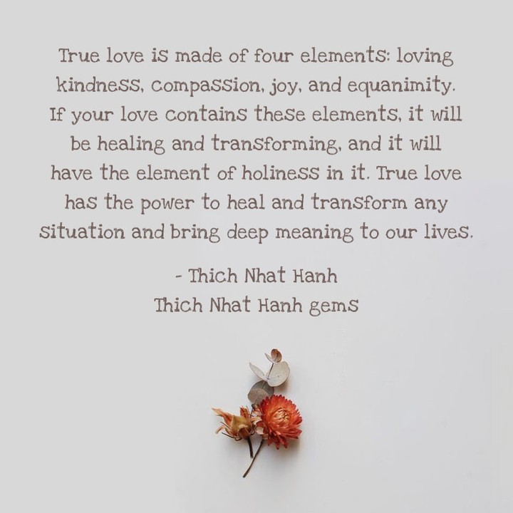 The Four Elements of True Love – Thich Nhat Hanh – DharmaCrafts