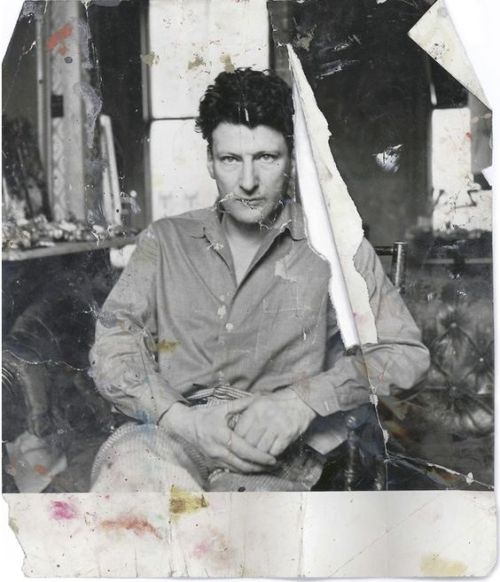 Lucian Freud  by John Deakin, found on the floor of Francis Bacon’s studio