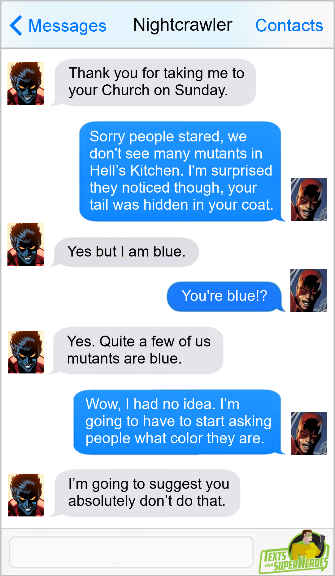 Texts From Superheroes, Texts From Superheroes Facebook, Twitter