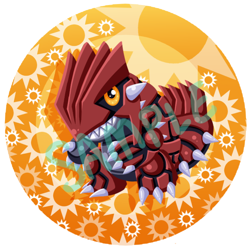 captain-chameleon:  Third gen main legendaries! I’ll be selling these as buttons