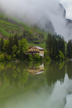 ponderation:  Seealpsee After The Rain by Peter Boehi  