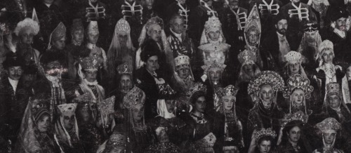 ghosts-of-imperial-russia:Photo of the Imperial court assembled in the Hermitage theater for the 190