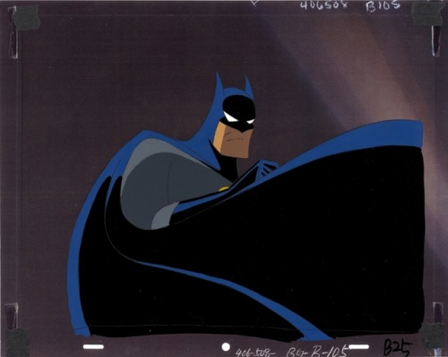 shadows-of-the-bat:batman the animated series animation cell