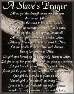 goreanmaster:  slaves prayer 