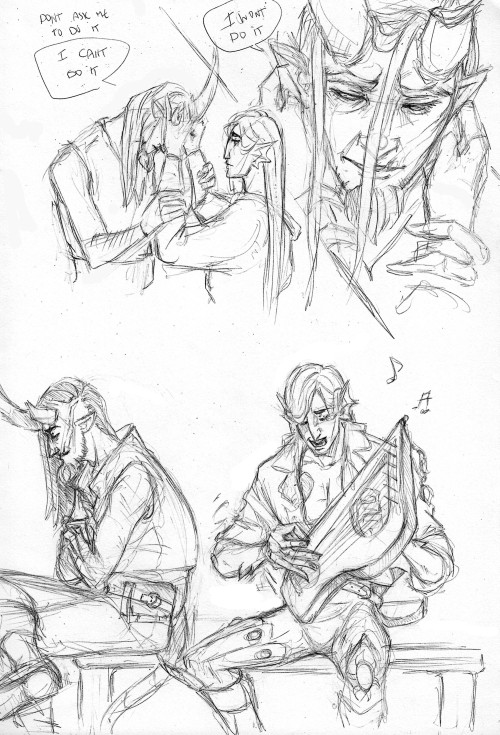 Some of the latest sketches They are definitely NOT good people. But they are good to each other&hel