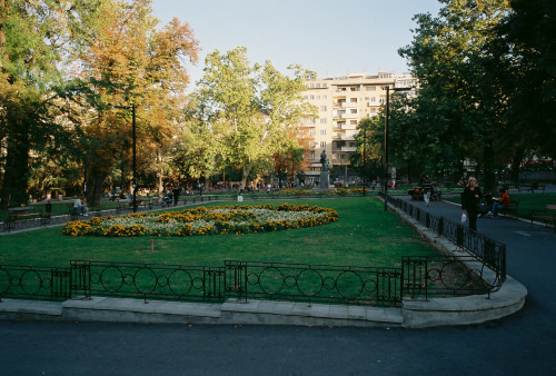 Belgrade park and me {Ricoh GR-1 and random Serbian drugstore film}