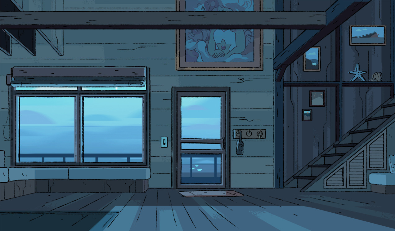 A selection of Backgrounds from the Steven Universe episode: House Guest Art Direction: Elle