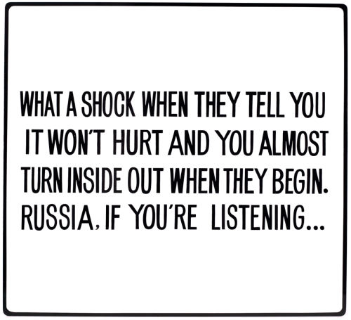 Russia, if you’re listening