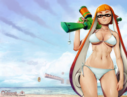 vipero:  Summer Splatoon by StudioCutepet on DeviantArt 