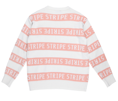 Romeo Target MV - LUV IS TRUE (UNISEX)CH STRIPE KNIT_PK Sweater: x /  76,000 원