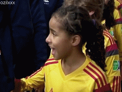 cheekyfootball:  k-thrn:  ozilxxx:  Hugo Lloris and his fangirl.  And she’s gorgeous  Lol how old is this little girl, like 9? You know she’s gonna be a problem to her parents when’s she’s older. How you gonna be 9 and giving the eyes to a grown