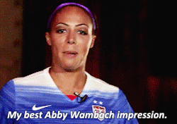 “That Woman Has A Level Of Intensity That I Can’t Reach” - Tobin Heath  Lmfao
