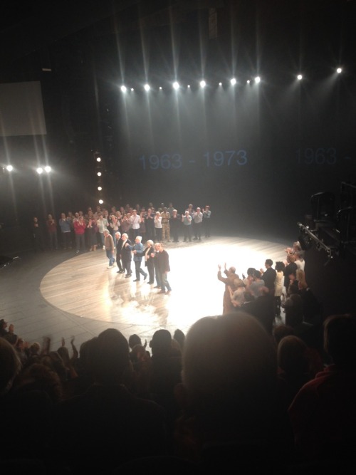 waggers12: Curtain call at the national theatre 50th anniversary performance! This cast is just out 