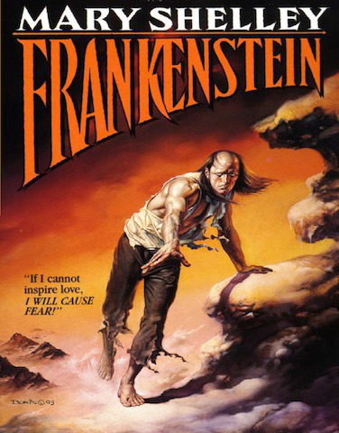Vintage Covers of Mary Shelley's Frankenstein
