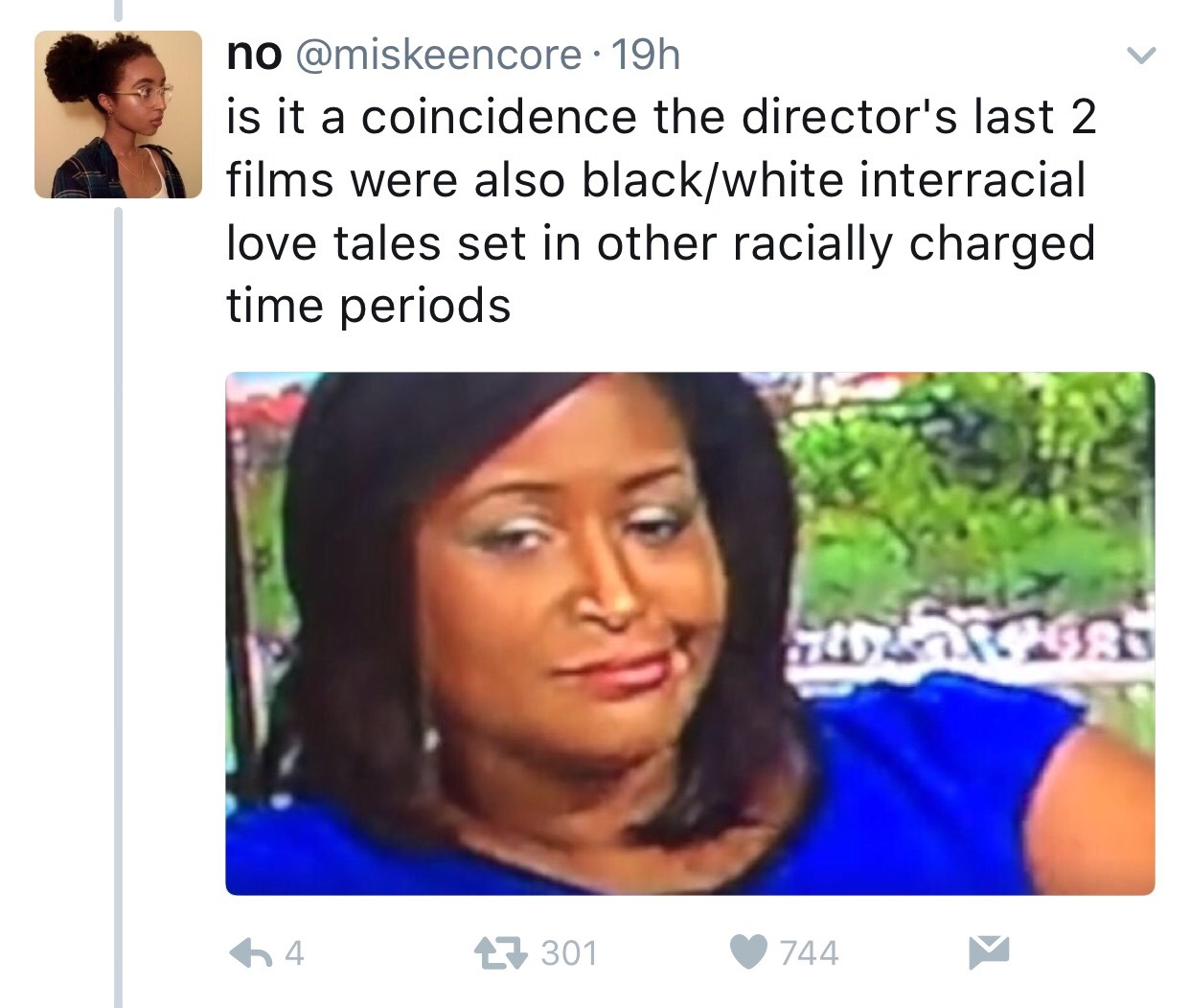 carefreeblackho:  fuckrashida: Screeching @ this thread 😭😭😭  I love her