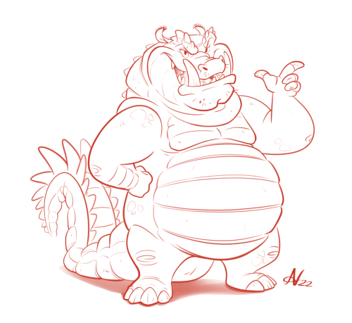  Updating and exploring Zuberi’s design a bit further. I decided to give him hippo ears. 