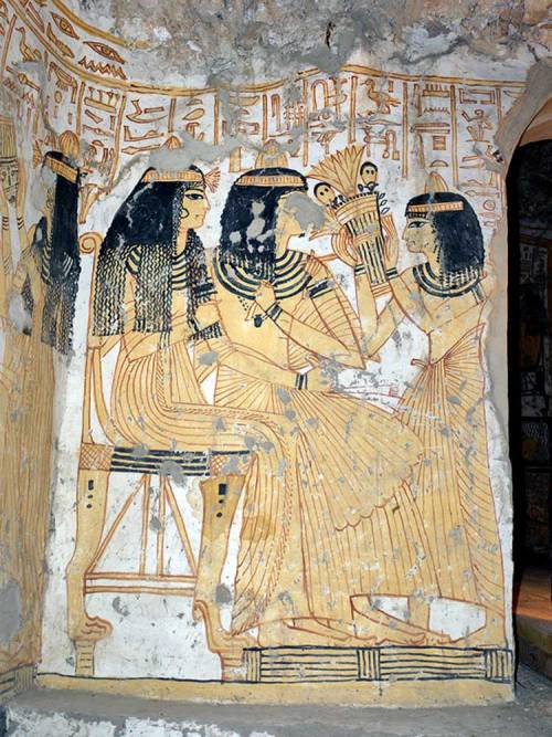ancient-egypts-secrets:Tomb TT335 of the sculptor Nakhtamon. He was one of the craftsmen o