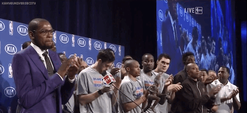phuckindope:So much respect for KD. Well deserved kid. The real #MVP.