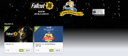 Some people paid bethesda for an early access game that got a 40% discount 1 week after release.I don’t even feel bad for you. I hope you think twice after purchasing a game now. ESPECIALLY bethesda games.Fun fact:30 dollar is still too much for this