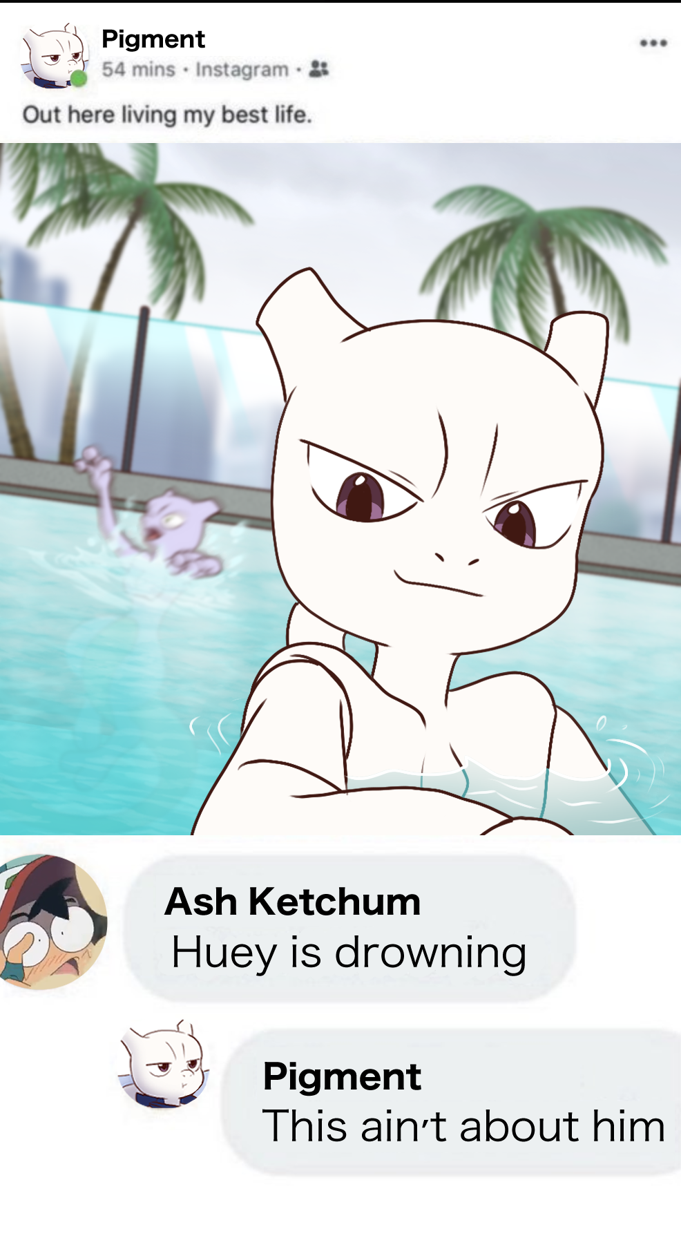 Mew's Cute Moments