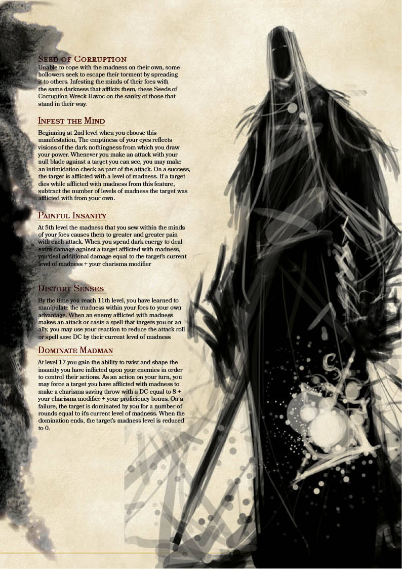 Hollow (5e Class) - D&D Wiki