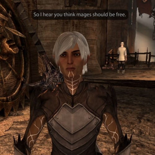 dalishious: “So I hear you think mages should be free.”“Everyone should be free. N