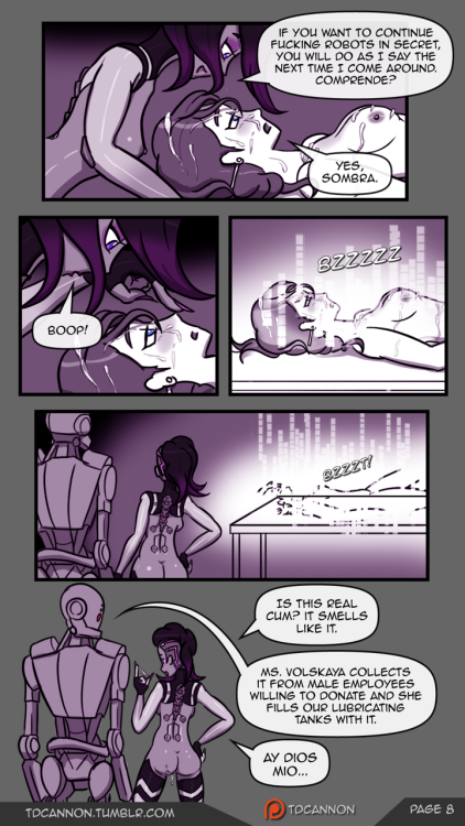 tdcannon:  At last, my Sombra Hentai is finally COMPLETE!  Happy Holidays, everyone!  Hope you guys enjoy its conclusion.  I have a list of ideas for art I want to get started on, but not before finishing this comic. Coming up next will be a few pinups