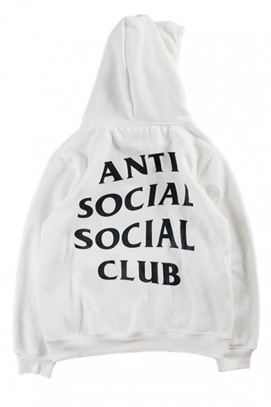 nothingtothem:Top Fashion TrendsLetter Floral Embroidery ANTI SOCIAL SOCIAL CLUB NASA Logo Printed R